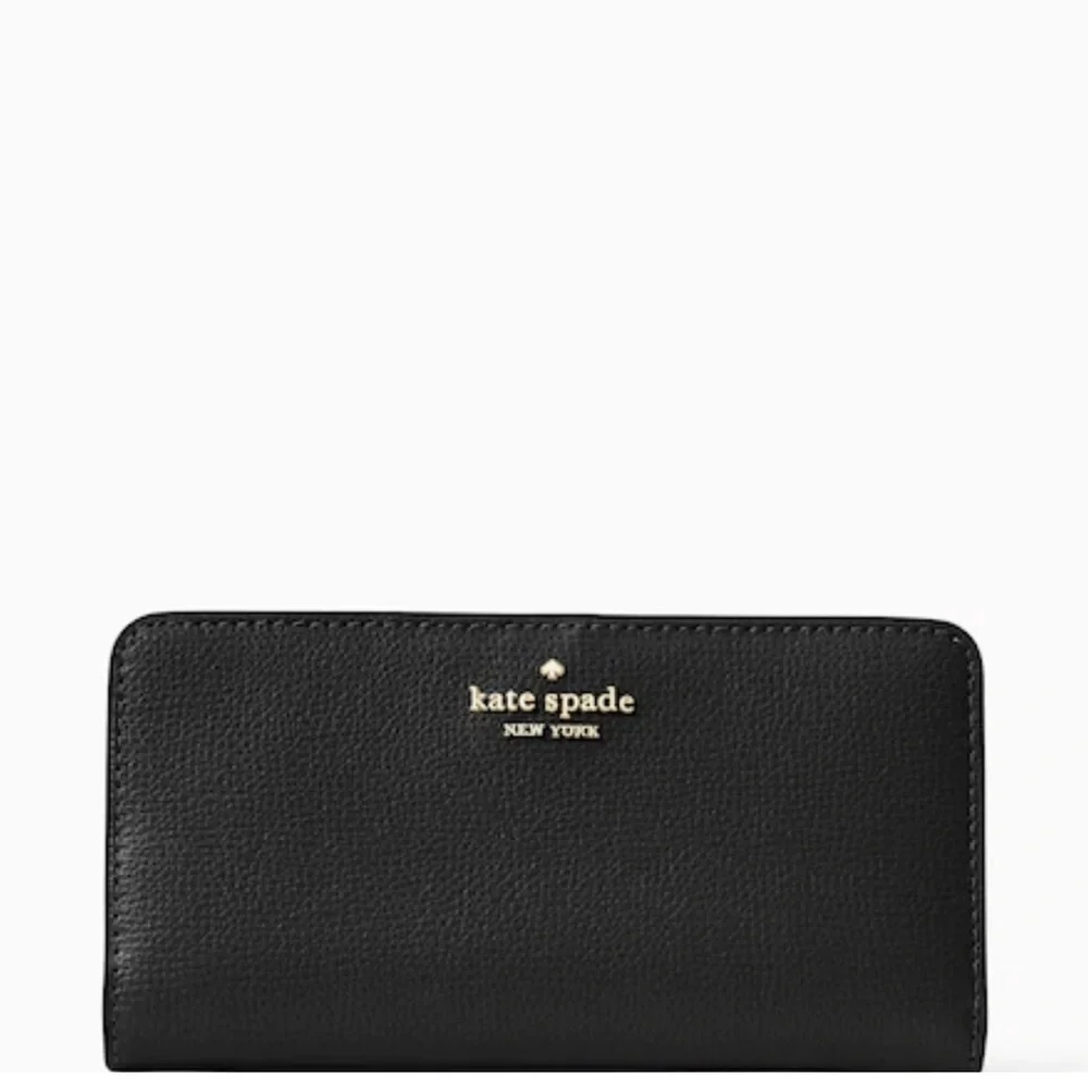 Kate Spade Darcy Large Slim Bifold Wallet Black